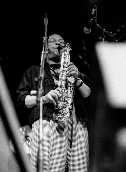 Frank Morgan, Subterranean Club, Labroke Grove, London, Oct 1990. Artist: Brian O'Connor.