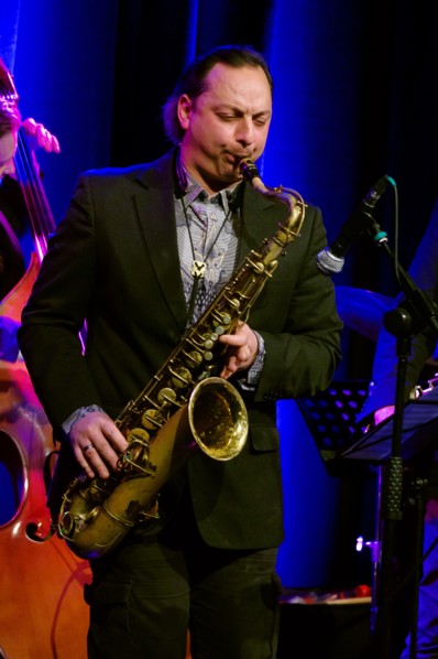Alex Garnett, Ropetackle Arts Centre, Shoreham, West Sussex, Jan 2016. Artist: Brian O'Connor.
