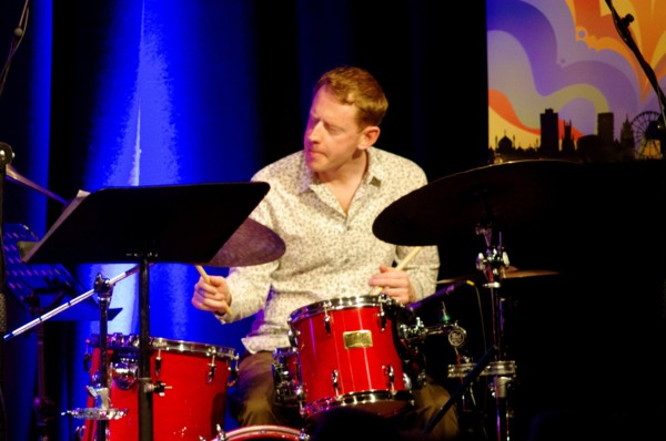James Maddren, Ropetackle Arts Centre, Shoreham, West Sussex, Jan 2016. Artist: Brian O'Connor.