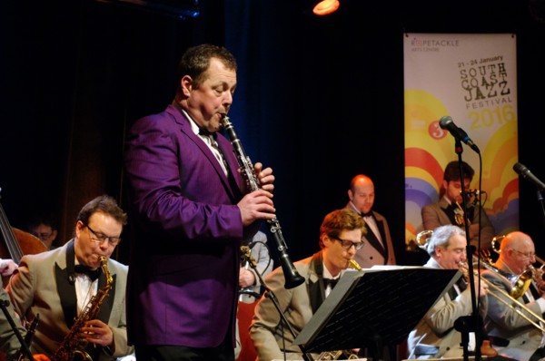 Pete Long, Ropetackle Arts Centre, Shoreham, West Sussex, Jan 2016. Artist: Brian O'Connor.