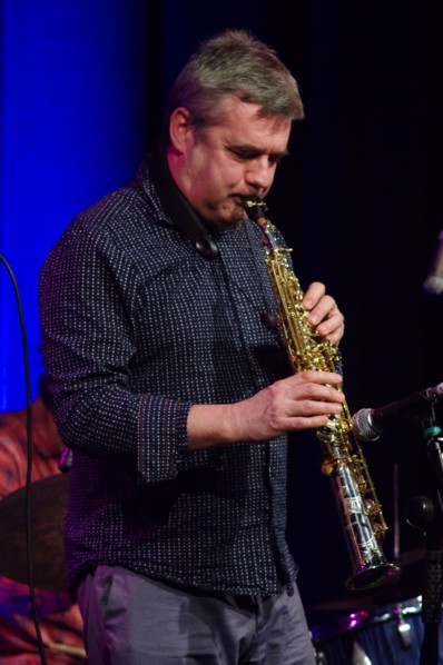 Mark Lockheart, Ropetackle Arts Centre, Shoreham, West Sussex, Jan 2016. Artist: Brian O'Connor.