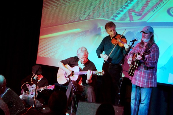 Jim Crawford with Kyle, Dowling and Piggott, Crawley Blues Festival, Hawth, Crawley, W Sussex, 2015. Artist: Brian O'Connor.