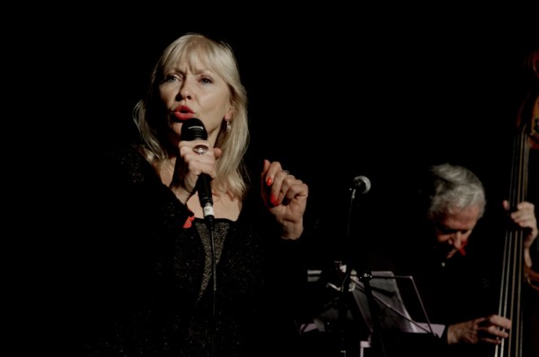 Tina May with Herbie Flowers, Hawth, Crawley, West Sussex, Nov 2015. Artist: Brian O'Connor.