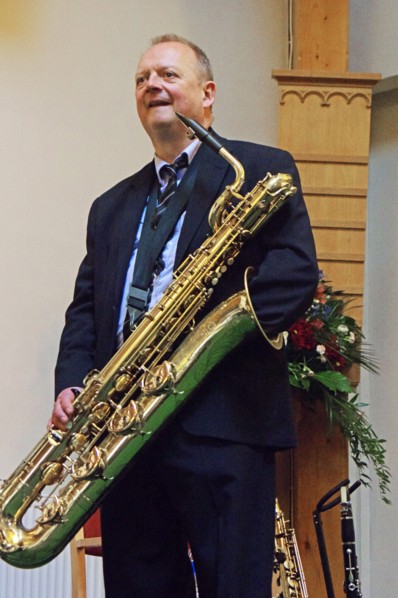 Alan Barnes, Methodist Church, Loughton, Essex, 22nd October 2016. Artist: Brian O'Connor.