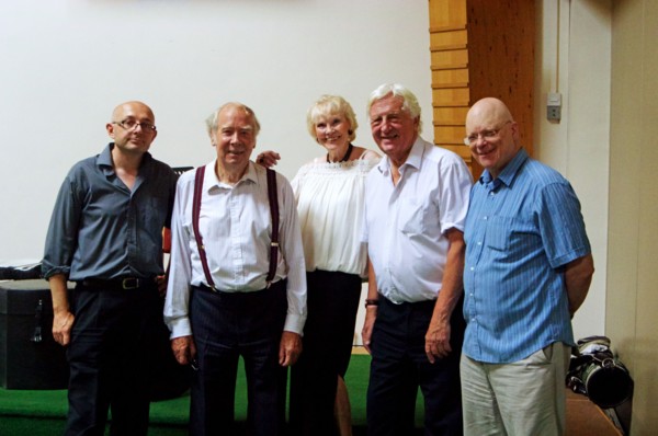 Eric Ford, Len Skeat, Val Wiseman, Brian Dee and John Altman, 23rd July 2016.  Artist: Brian O'Connor.