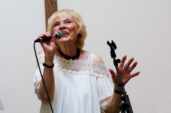 Val Wiseman, Methodist Church, Loughton, Essex, 23rd July 2016. Artist: Brian O'Connor.