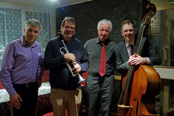 Steve Waterman, Alex Eberhard, Roy Hilton and Steve Thompson, November 30, 2016. Artist: Brian O'Connor.
