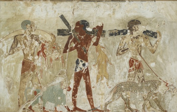 Copy of wall painting, private tomb 100 of Rekhmire, Thebes, 20th century. Artists: Anna (Nina) Macpherson Davies, Rekhmire.