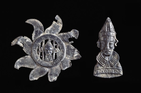 Pilgrim badge, Medieval period (Britain) (1066-1500). Artist: Unknown.