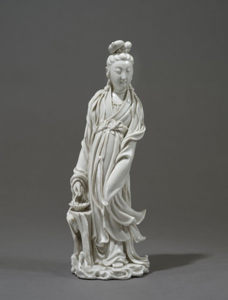 Dehua ware figure of the bodhisattva Guanyin, 17th century. Artist: Unknown.