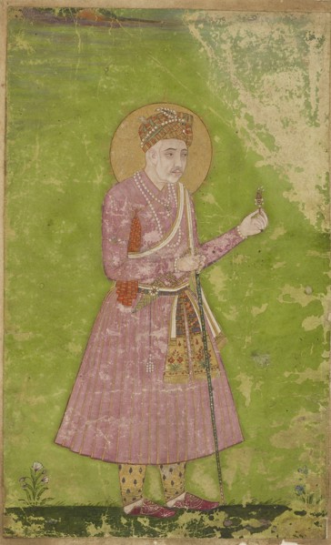 Portrait of a man in a pink jama, c1620. Artist: Unknown.