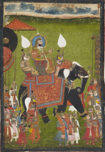 Maharana Jawan Singh of Mewar, 1835-1850. Artist: Unknown.