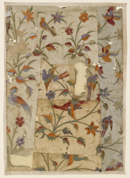 Birds and flowers, 17th century. Artist: Unknown.