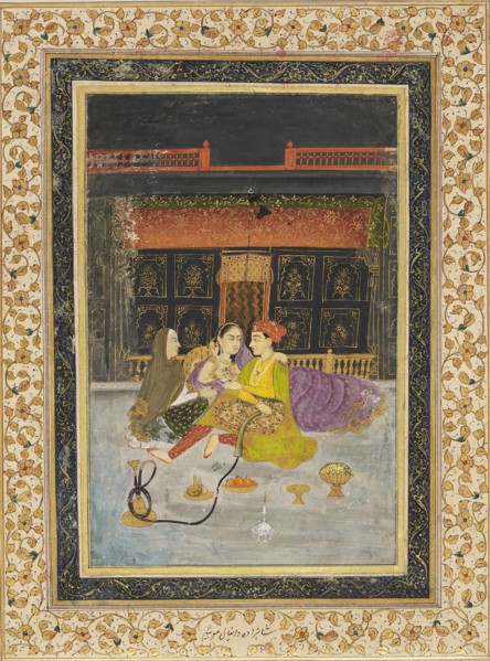 Prince with his favourite and an older woman, 18th century. Artist: Unknown.