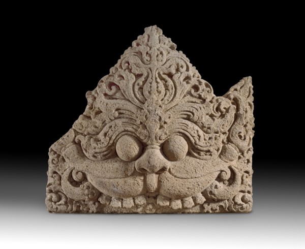 Lintel with kala face, 9th century. Artist: Unknown.