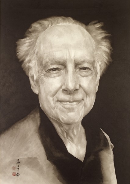 Portrait of Michael Sullivan, 2012. Artist: Qu Leilei.