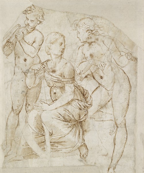 Group of Musicians, early 16th century. Artist: Raphael.