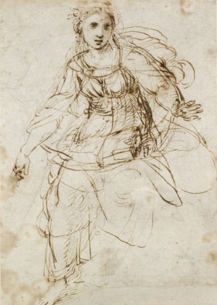 Allegorical Figure of Theology, early 16th century. Artist: Raphael.