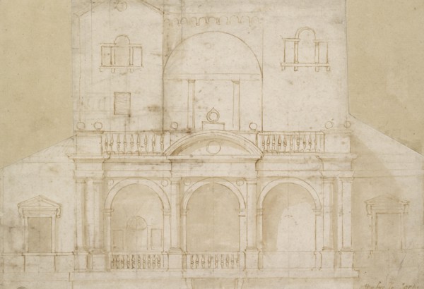 Architectural Design (Villa Madama), early 16th century. Artist: Raphael.