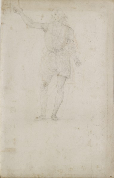 Study for a St John the Baptist. Verso: An Eye, late 15th-early 16th century. Artist: Perugino.