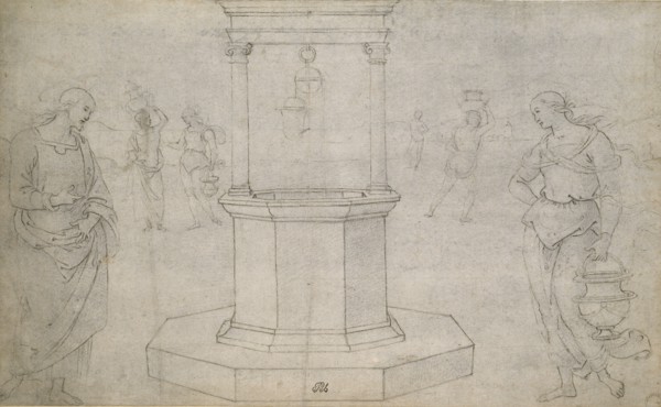 Christ and the Woman of Samaria, late 15th-early 16th century. Artist: Perugino.