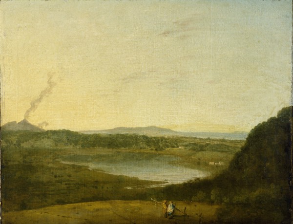 The Lago di Agnano, c1752. Artist: Richard Wilson.