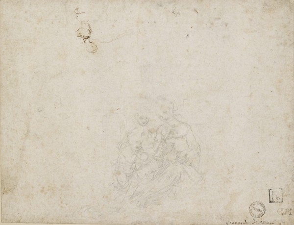 The Virgin and Child Adored, 1472-1519. Artist: Leonardo da Vinci.