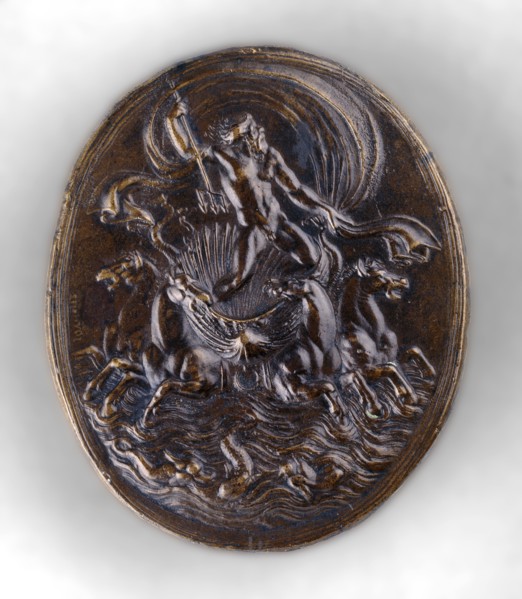 Neptune in his chariot (Quos Ego), c1530-1540. Artist: Giovanni Bernardi da Castelbolognese.