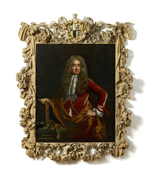 Elias Ashmole, c1681-1682. Artist: John Riley.