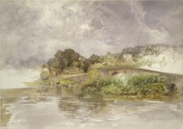 Sonning Bridge, c1882. Artist: Alfred William Hunt.