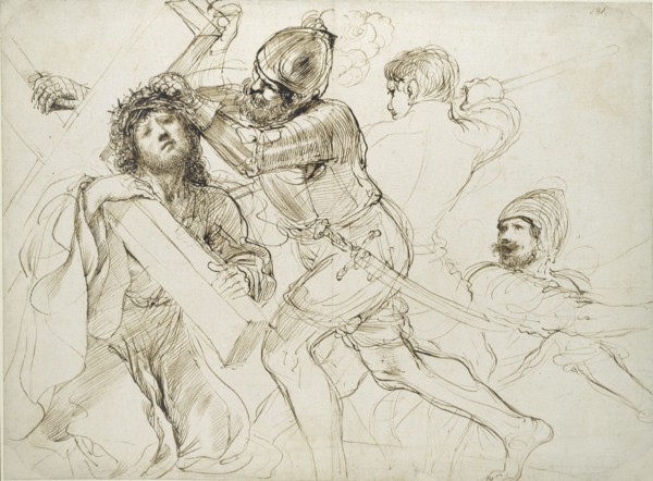 Christ Carrying the Cross, c1625-1628. Artist: Guercino.