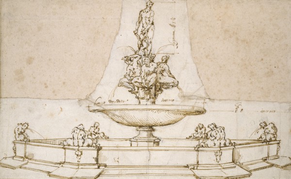 Design for a Fountain, late 16th century. Artist: Giambologna.