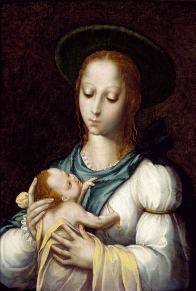 The Virgin and Child, c1567. Artist: Luis de Morales.