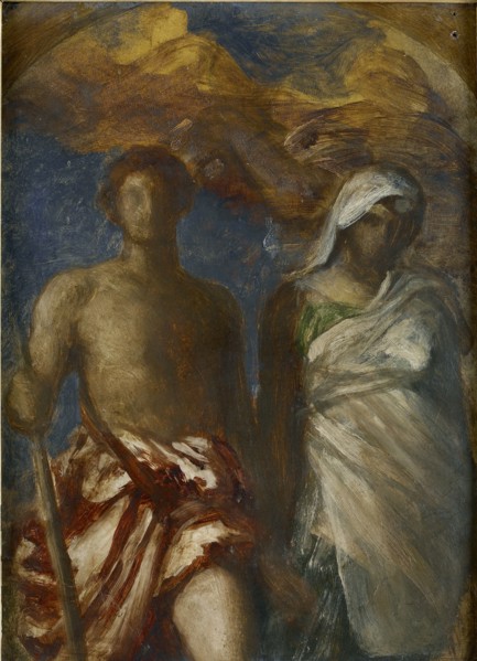 Time and Death, c1868. Artist: George Frederick Watts.