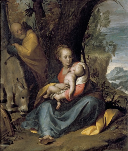 The Rest on the Flight into Egypt, c1598-1600. Artist: Giovanni Battista Crespi.