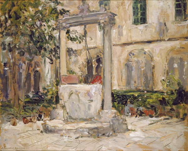 Cloister of the Dominican Monastery, Dubrovnik, early 20th century. Artist: Alexander Jamieson.