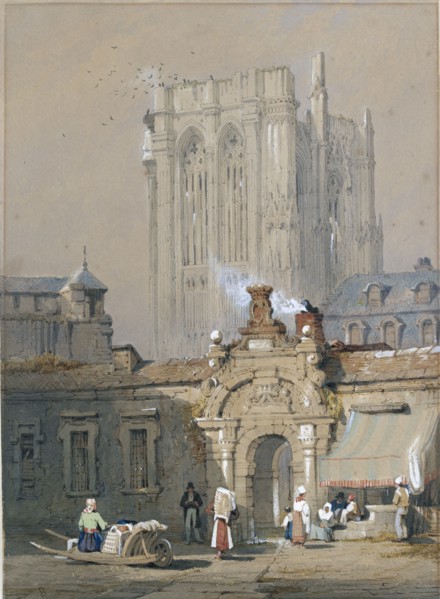 The Old Tower, Cologne Cathedral, early 19th century. Artist: Samuel Prout.