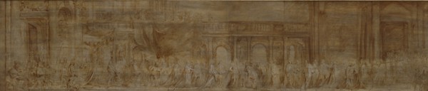 Charles I and the Knights of the Garter in Procession, 1638. Artist: Anthony van Dyck.
