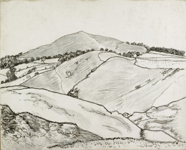 Cefn Bryn, 1933. Artist: Lucien Pissarro.