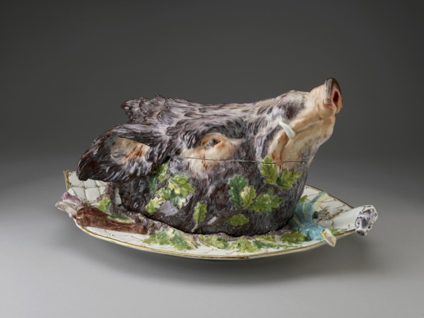 Boars Head Tureen, c1758. Artist: Joseph Willems.