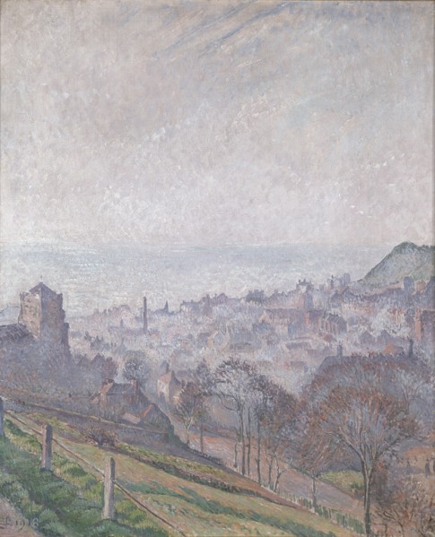 Hastings: Mist, Sun and Smoke, 1918. Artist: Lucien Pissarro.