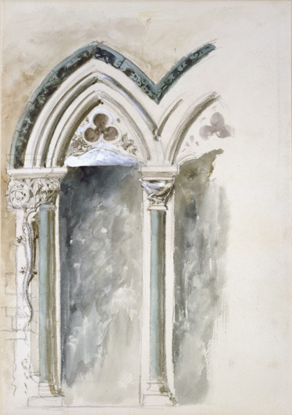 Design Studies for Capitals for the University Museum, Oxford, 19th century. Artist: John Ruskin.