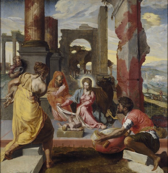 The Adoration of the Shepherds, c1560-1570. Artist: Unknown.