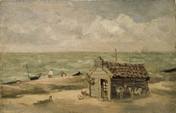 A Fisherman's Hut by the Sea, early 19th century. Artist: Thomas Churchyard.