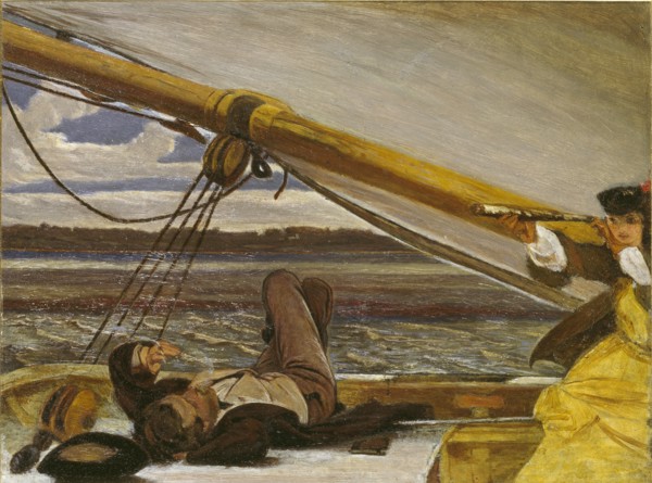 Outward Bound, mid 19th century. Artist: Augustus Leopold Egg.
