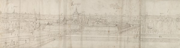 View of the Palace of Cantecroy near Antwerp and the surrounding Countryside, 1557-58. Artist: Anthonis van den Wyngaerde.
