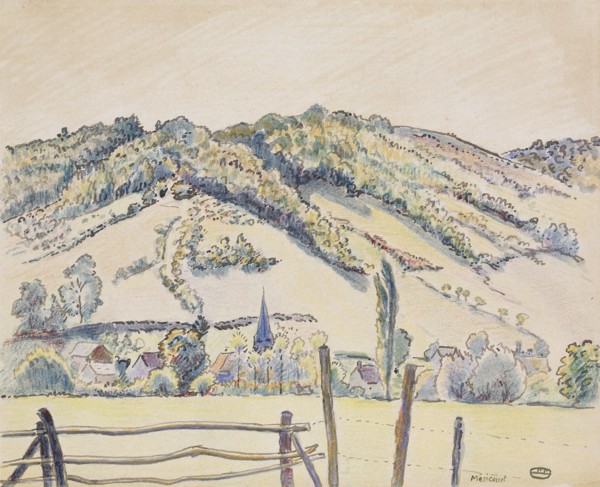Mericourt, 1919. Artist: Lucien Pissarro.