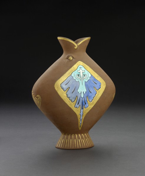 Skate vase, c1872. Artist: Unknown.