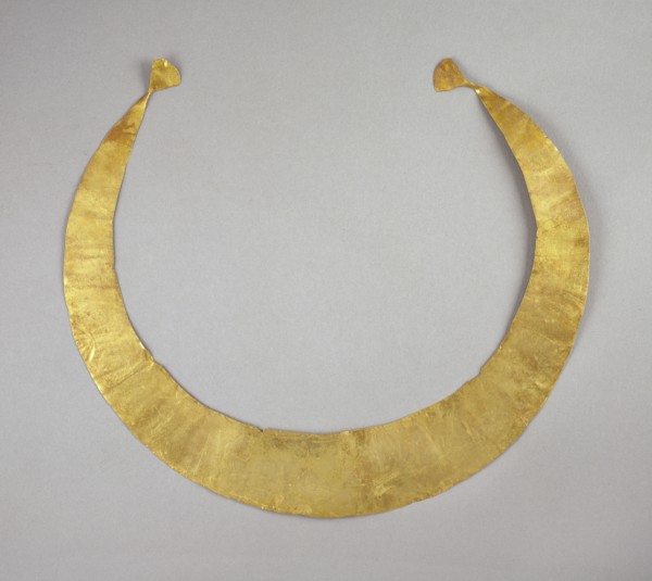 Lunula, Early Bronze Age (Britain), c2500-1500BC. Artist: Unknown.