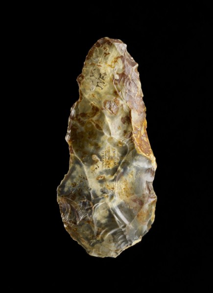 Handaxe, Lower Palaeolithic Period (Western Europe), c800,000-c200,000BC. Artist: Unknown.